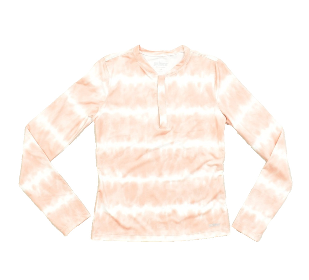 NEW Prince Girls Fashion QZ Pink Wave Size XS Long Sleeve Athletic